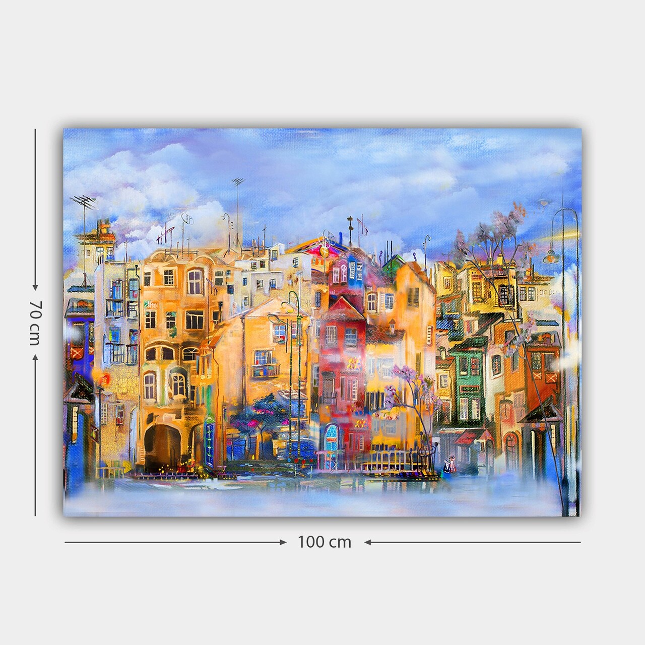 Tablou decorativ, 252002581_70100, Cadru: 100% LEMN (grosime: 3 cm), Multicolor - view 3