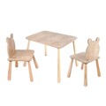 Set masa si scaun pentru copii, Rosewood, BLTYZ-AKTV063-1, Stejar