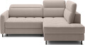 Coltar extensibil dreapta 3 locuri ELTAP, RT-18SO, Barea, 208x160x100 cm, lemn/poliester, bej