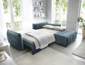 Coltar extensibil dreapta 4 locuri ELTAP, RT-40TOS, Campo, 265x196x88 cm, lemn/poliester, albastru