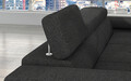 Coltar extensibil dreapta 4 locuri ELTAP, Armd-38, Armando, 289x203x85 cm, lemn/poliester, gri inchis