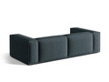 Canapea 4 locuri, Nuria-215, Micadoni Home, 250x110x72 cm, tesatura structurata chenille, petrol inchis