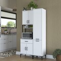 Dulap multifunctional, Rani, JE121, 100x198.6x40 cm, PAL, Alb