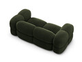 Canapea 3 locuri, Loretto, Cosmopolitan Design, 210x100x68 cm, catifea, verde