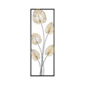 Decoratiune de perete, Strawberry, Metal, Dimensiune: 32 x 90 cm, Multicolor
