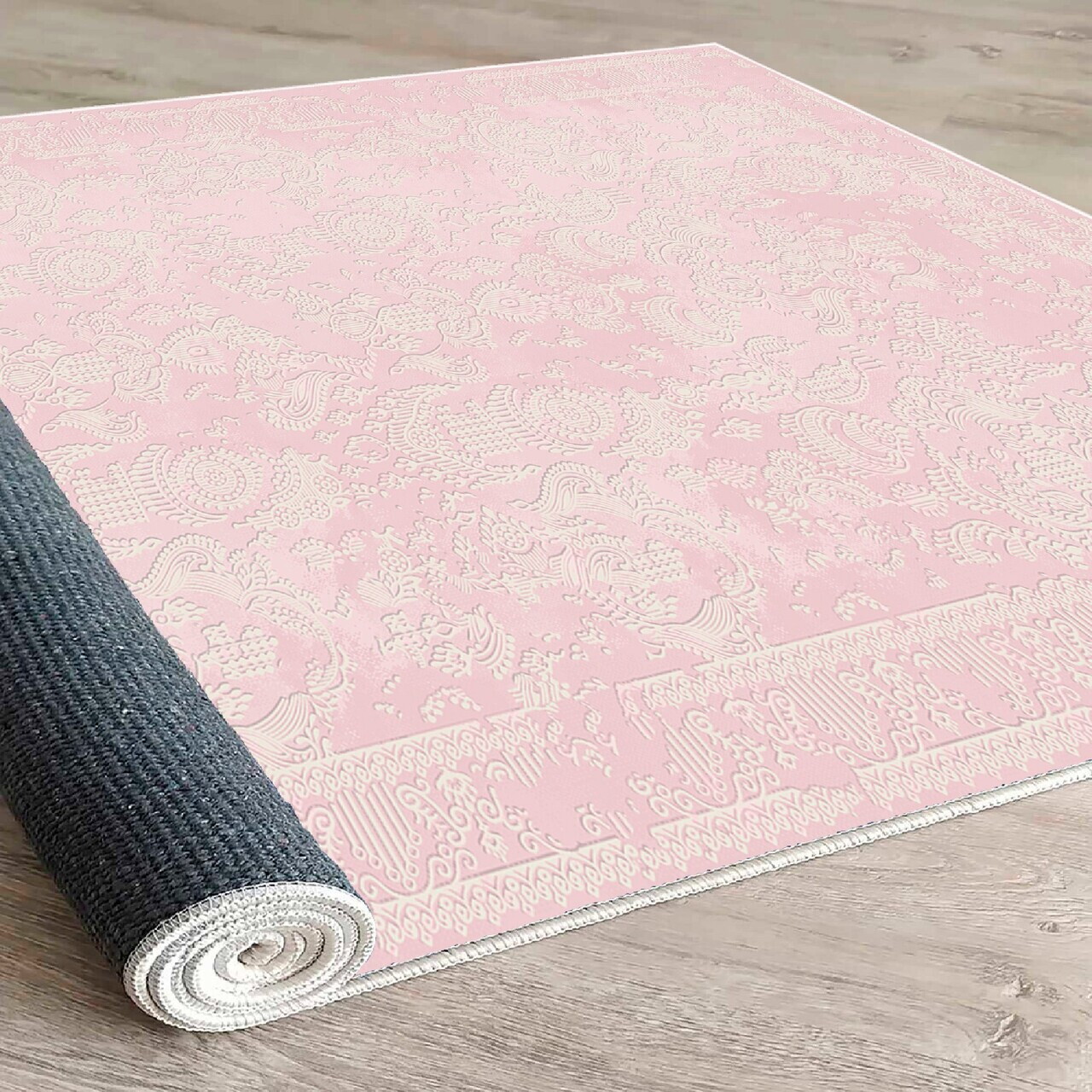 Covor, Eexfab797-Pink, 90x180 cm, Roz — imaginea 3
