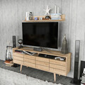 Comoda TV, Retricy, Ola, 160x35x64.5 cm, PAL, Maro