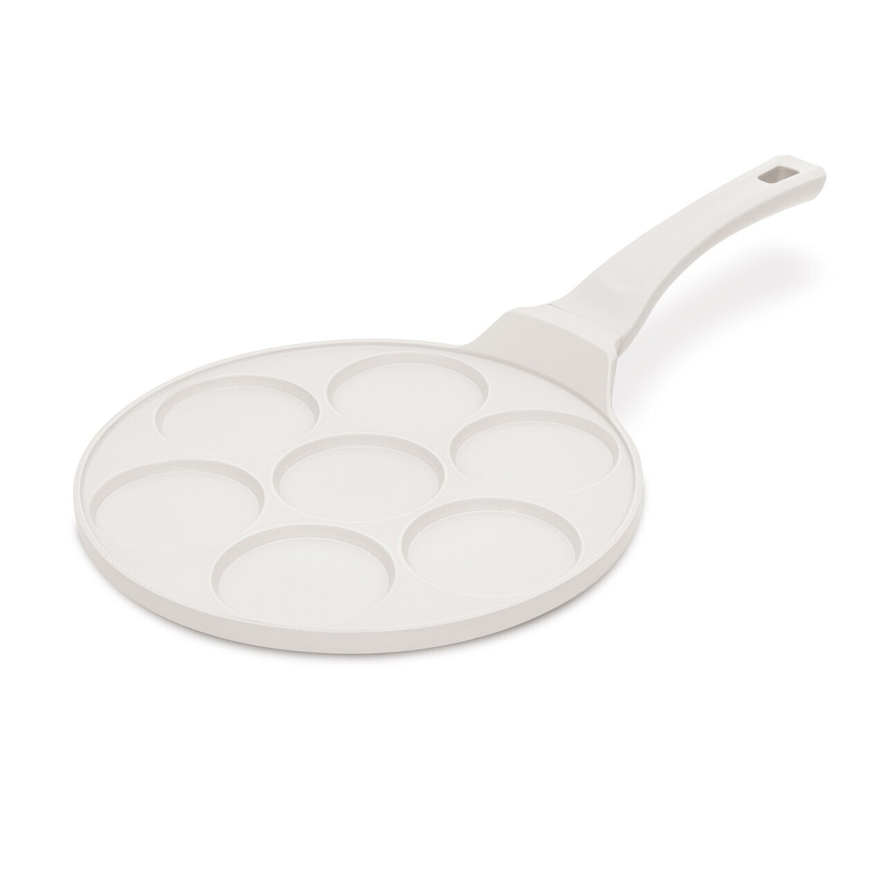 Tigaie pentru clatite, 7 forme Berlinger Haus, Sahara, 26 cm, aluminiu turnat, crem mat - imagine 5