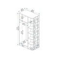 Dulap pentru haine, Arnetti, Luses, Alb