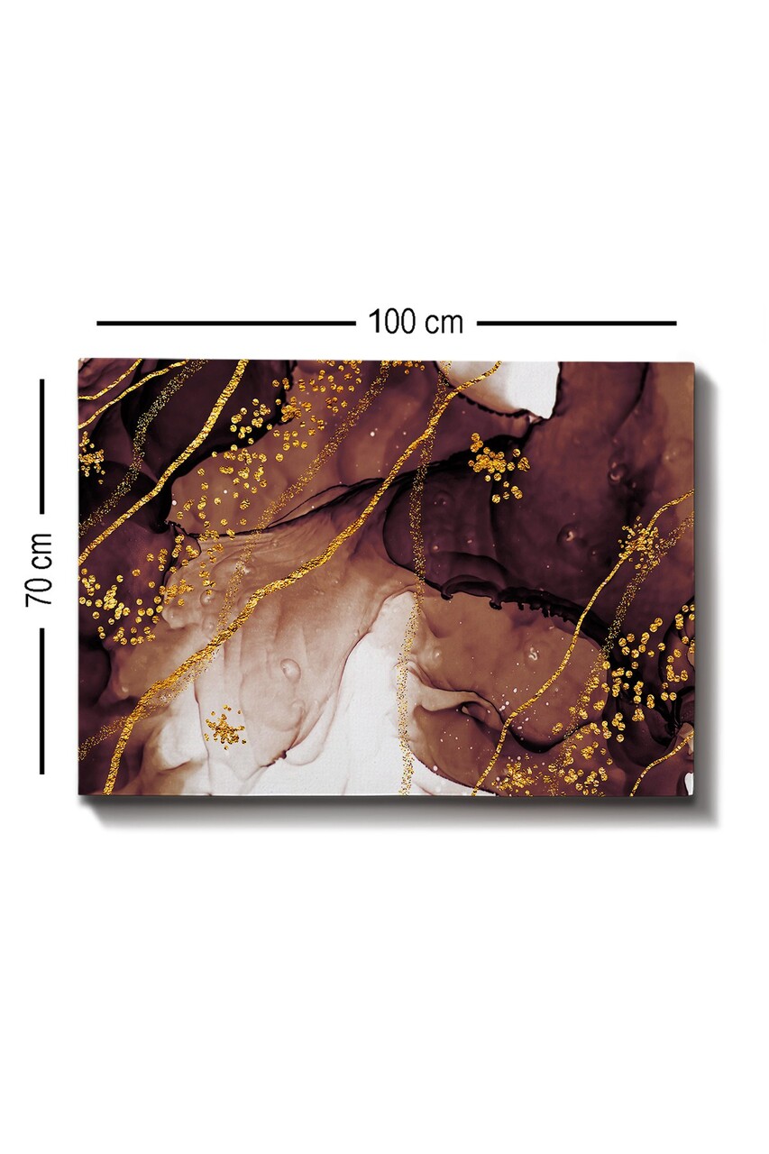 Tablou decorativ, Kanvas Tablo (70 x 100), Cadru: 100% LEMN (grosime: 3 cm), Multicolor - view 4