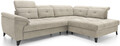 Coltar extensibil dreapta 5 locuri ELTAP, RT-18AU, Inferne, 297x210x107 cm, lemn/poliester, bej deschis