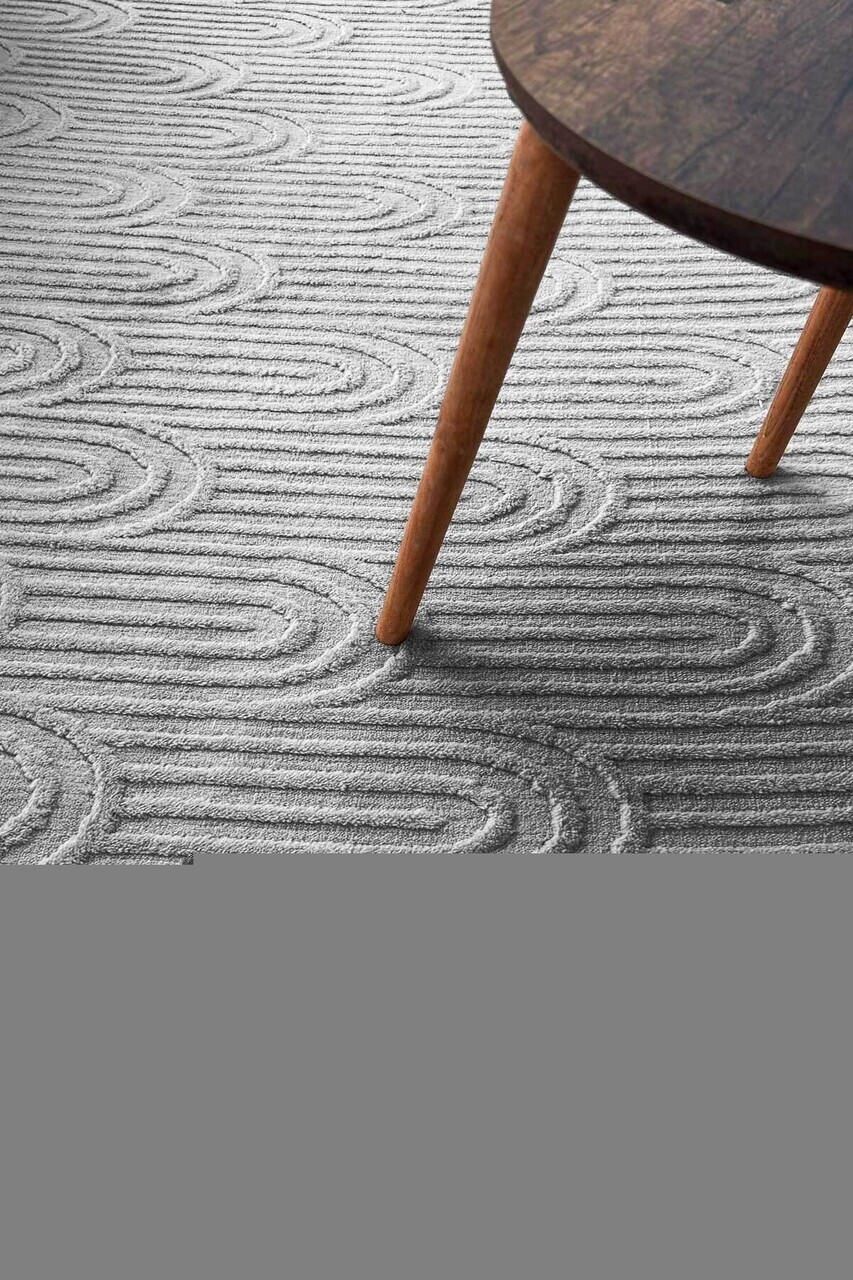 Covor, CLR-PERLA-Gri-32, 80x100 cm, Poliester, Gri — imaginea 3
