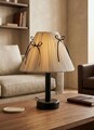 Lampa de masa, L'essentiel Maison, 627GNT1019, Crem/Negru