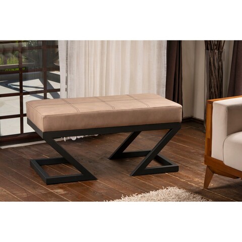 Fotoliu puf, grace, 591grc1107, metal, bej