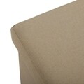 Bancheta cu spatiu de depozitare Rory, Versa, 76.5x38x37.5 cm, poliuretan, MDF, bej