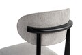 Set scaune 2 piese, Wayland, Lionte, Gri/Negru