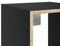 Raft de perete ELTAP, Figgi, 30x38x147 cm, PAL/PVC, negru