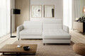 Coltar extensibil dreapta 3 locuri ELTAP, RT-01ROY, Gomsi, 228x165x100 cm, lemn/poliester, alb