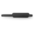 Suport accesorii dus + racleta, Brabantia, MindSet, 42x8.6x4.4 cm, aluminiu, gri inchis