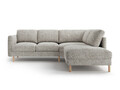 Coltar dreapta 4 locuri, Eden, Micadoni, 267x234x90 cm, tesatura structurata, bej melange