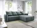 Coltar extensibil dreapta 4 locuri ELTAP, RT-38MAN, Campo, 265x196x88 cm, lemn/poliester, verde
