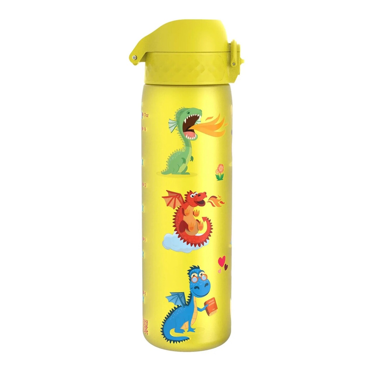 Sticla apa pentru copii Slim, recyclon, 500ml, Dragons - Ion8 - imagine 3