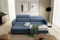 Coltar extensibil stanga 3 locuri ELTAP, LT-40RAQ, Gomsi, 228x165x100 cm, lemn/poliester, albastru