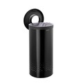 Cos de rufe, Brabantia, Matt, 35 L, 30x30x63.5 cm, otel, negru mat