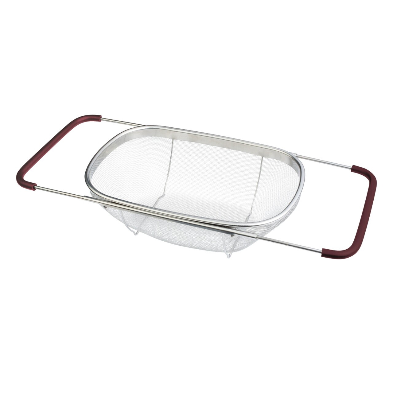 Strecuratoare cu manere reglabile Berlinger Haus, Leonardo, 34x24x11 cm, inox 18/10, argintiu/visiniu - imagine 4