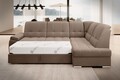 Coltar extensibil dreapta 3 locuri ELTAP, RT-20NU, Sado, 272x192x95 cm, lemn/poliester, maro deschis