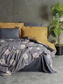 Lenjerie de pat dubla, Strew - Grey, Cotton Box, Bumbac Ranforce