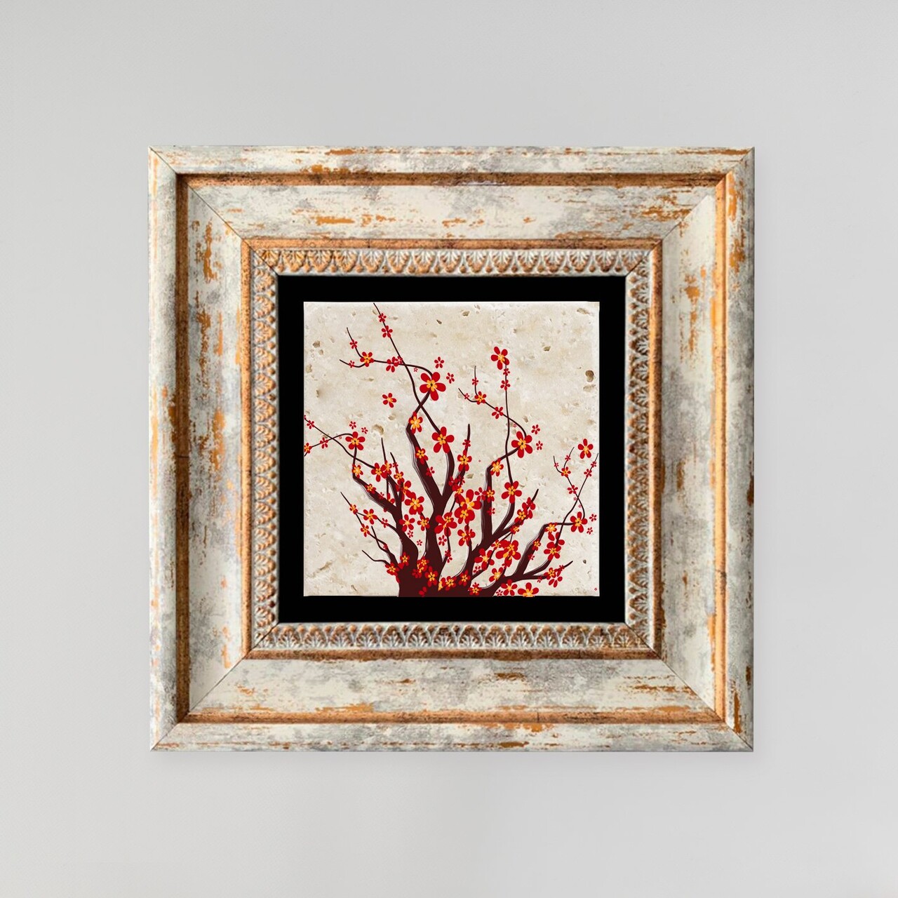 Tablou decorativ TC1237 Cadru: 100% LEMN (Grosime: 2 cm) Multicolor