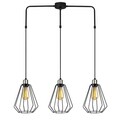 Lustra, Opviq, 892OPV1607, Metal, Negru