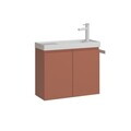 Dulap de baie cu chiuvetă, Hanah Home, Ferla 60, Scorțișoară mată