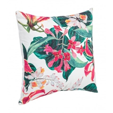 Perna decorativa, flora, bizzotto, poliester, 40x40 cm