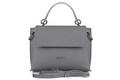 Geanta Beverly Hills Polo Club, 121, piele naturala, gri