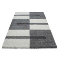 Covor Shaggy Kenya, Decorino, 120x170 cm, polipropilena, gri