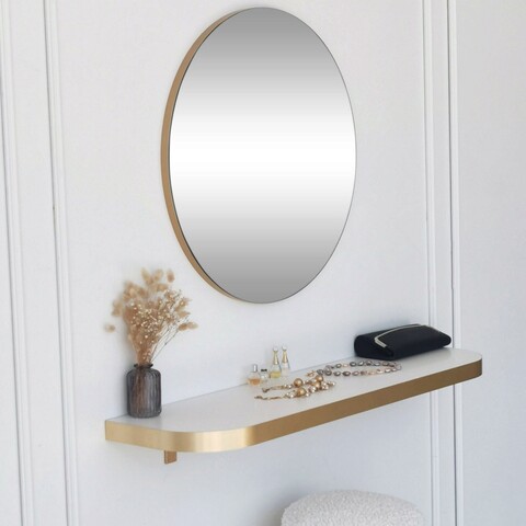 Oglinda decorativa, Neostill, Gold 60, Auriu mezoni.ro
