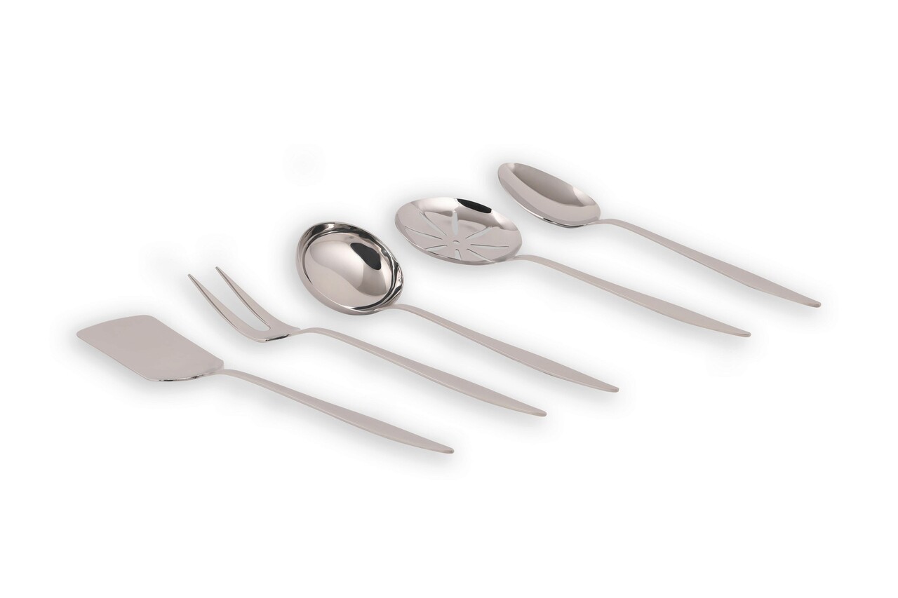 Set accesorii bucatarie, Dynasty, 960DYN1601, Inox , Polonic (1 bucata), Argintiu