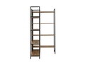 Corp biblioteca, Sapphire, Edra Rafix, 94x177x94 cm, PAL, Pin Atlantic / Negru