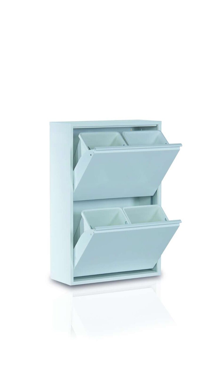 Dulap multifunctional, Hanah Home, Forto 4, 62x92x25 cm, Metal, Alb - view 2