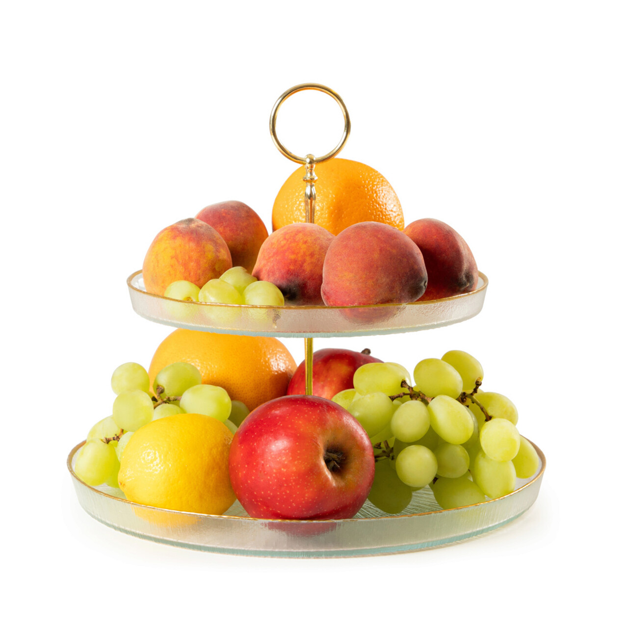 Etajera pentru prajituri Monze, Homla, 28/21 cm, sticla, transparent - view 5
