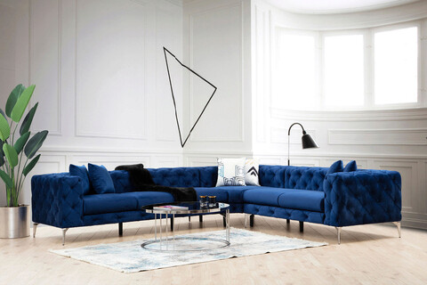 Coltar, hilena, 569hln1316, lemn de fag / pal, albastru navy