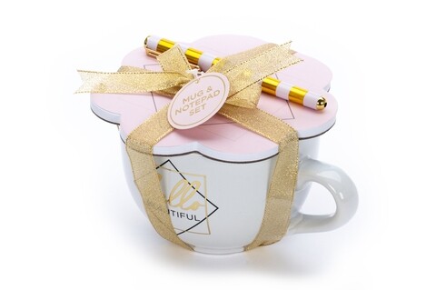 Set cana, carnetel si pix, Hello Beautiful, Tri-Coastal Design