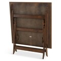 Masa pliabila, Pick-Up, 90 x 90 x 73 cm, lemn/MDF, maro