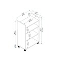 Dulap multifunctional, Arnetti, Tiraks, Alb