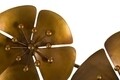 Decoratiune de perete, Flower Goldy, Mauro Ferretti, 80x57 cm, fier, auriu