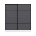 Dulap pentru haine, Minerva, Kale, 180x210x52 cm, PAL, Alb / Antracit
