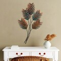 Decoratiune de perete, Toona Sinensis 2, Metal, Dimensiune: 72 x 108 cm, Multicolor