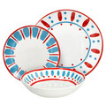 Serviciu de masa 18 piese Madison Vietri, Tognana, portelan, multicolor